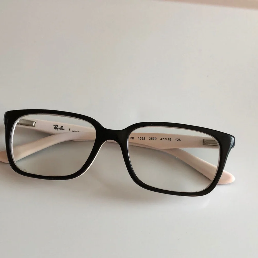 Ray Ban Original Kids glasses Black and White w Case Boys or Girls 47-15-125